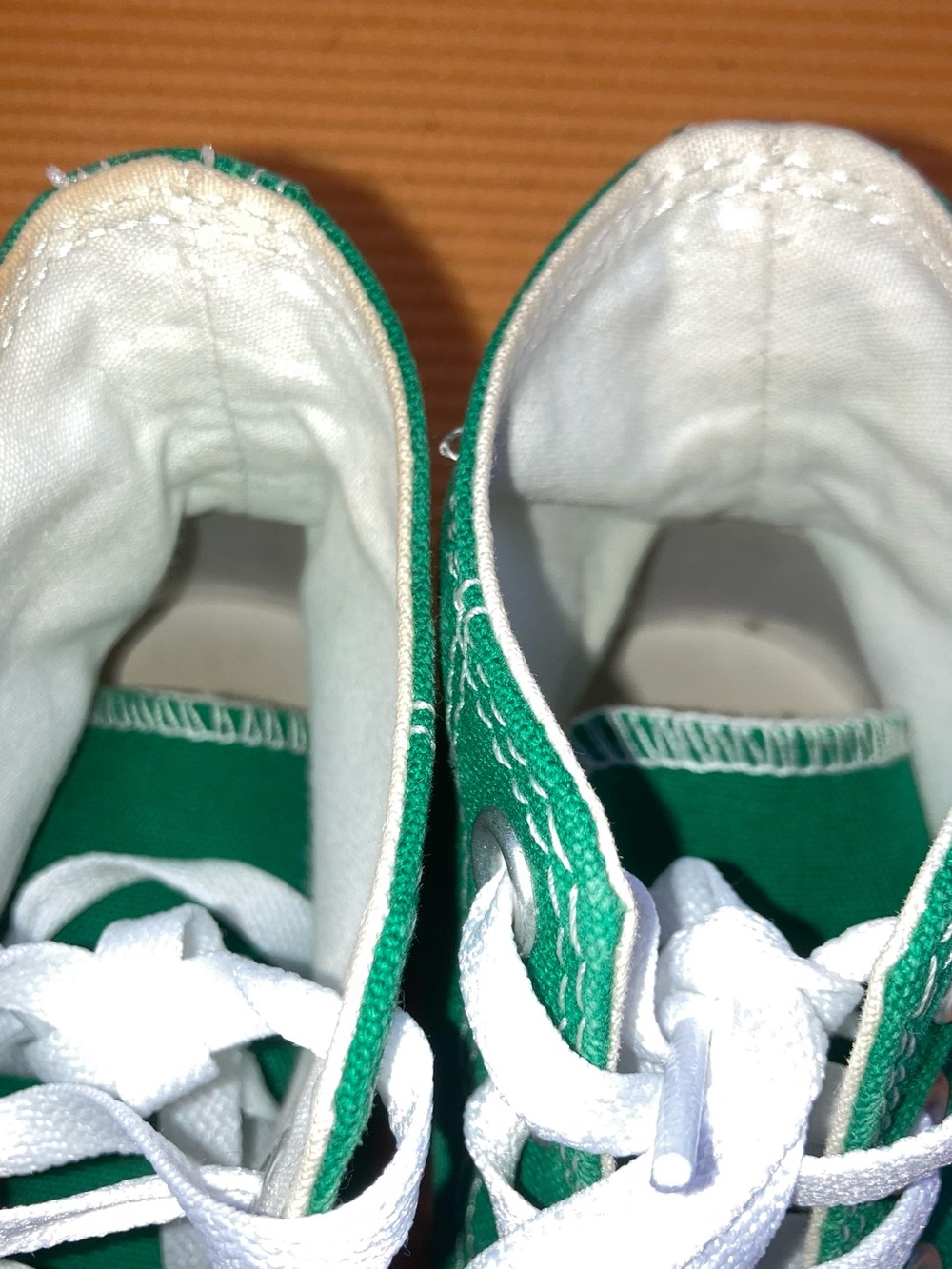 Green High-Top Converse All Star Canvas Sneakers for Women size 9 - Picture 5 of 8